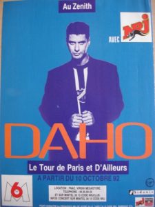 Affiche de la tournée Le Tour de Paris et d'Ailleurs d'Etienne Daho