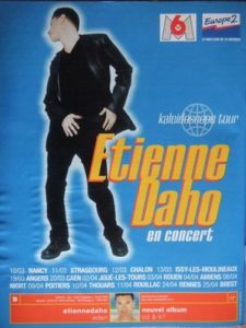 Affiche de la tournée Kaleïdoscope Tour d'Etienne Daho