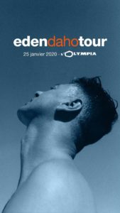 Affiche de la tournée EdenDahoTour pour le concert à l'Olympia d'Etienne Daho