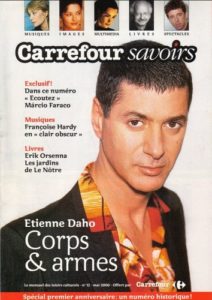 Etienne Daho en couverture de la revue Carrefour Savoirs mai 2000.
