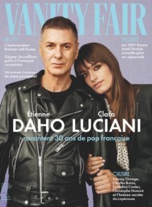 Etienne Daho et Clara Luciani en couverture de Vanity Fair octobre 2019
