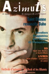 Etienne Daho en couverture de la revue Azimuts en 1995