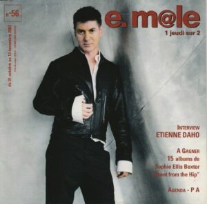 Etienne Daho en couverture de la revue Emale octobre 2003.