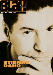 Etienne Daho en couverture de la revue Blah Blah novembre 1996