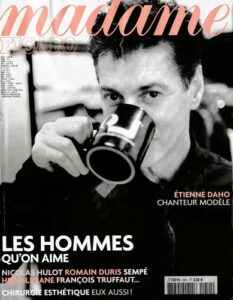 Etienne Daho en couverture de la revue Madame Figaro octobre 2004.