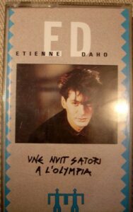 Couverture de la VHS Une nuit Satori à l'OLympia d'Etienne Daho